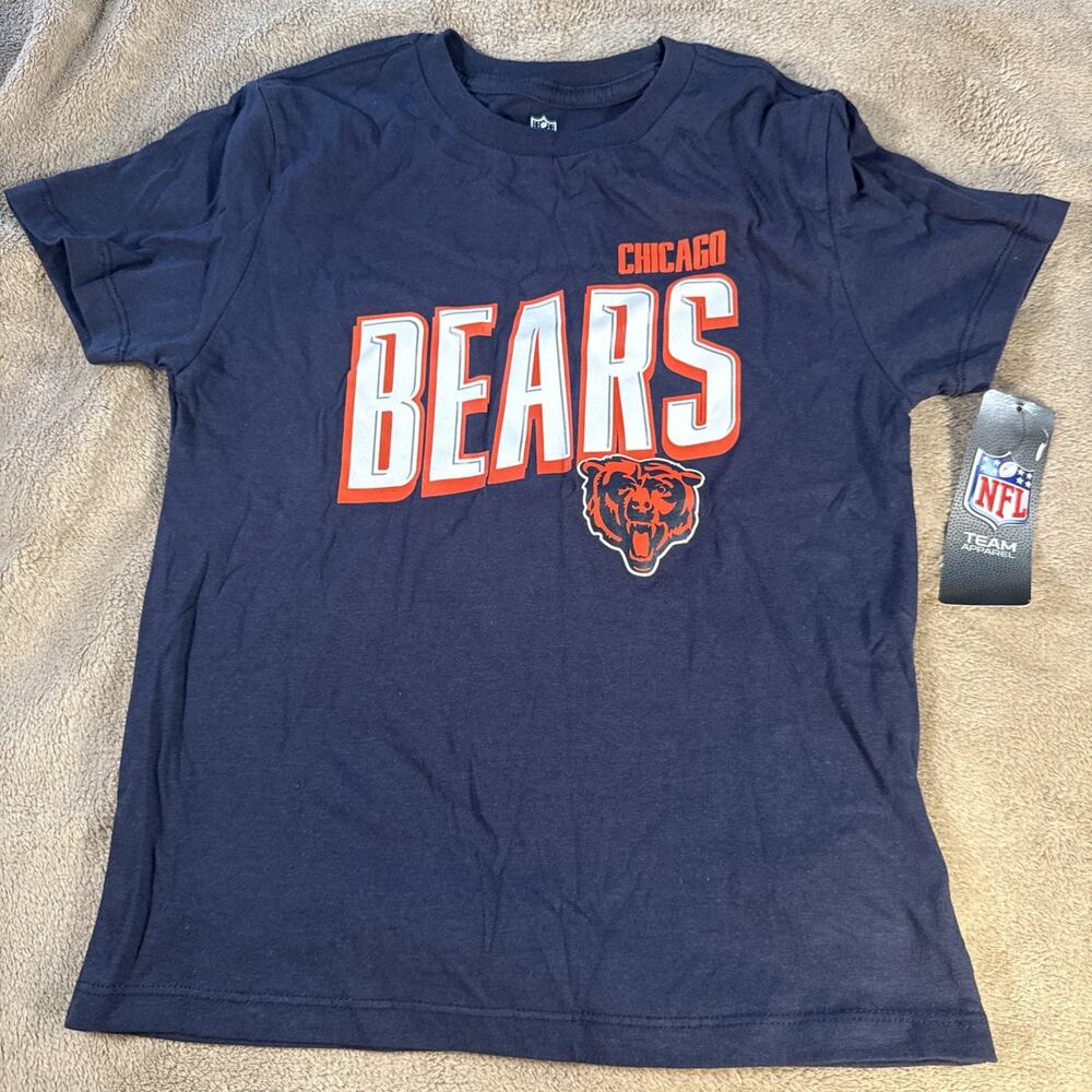 Chicago Bears NFL Nike Youth Boys FOOTBALL Athletic T-Shirt Size L-G-G 7